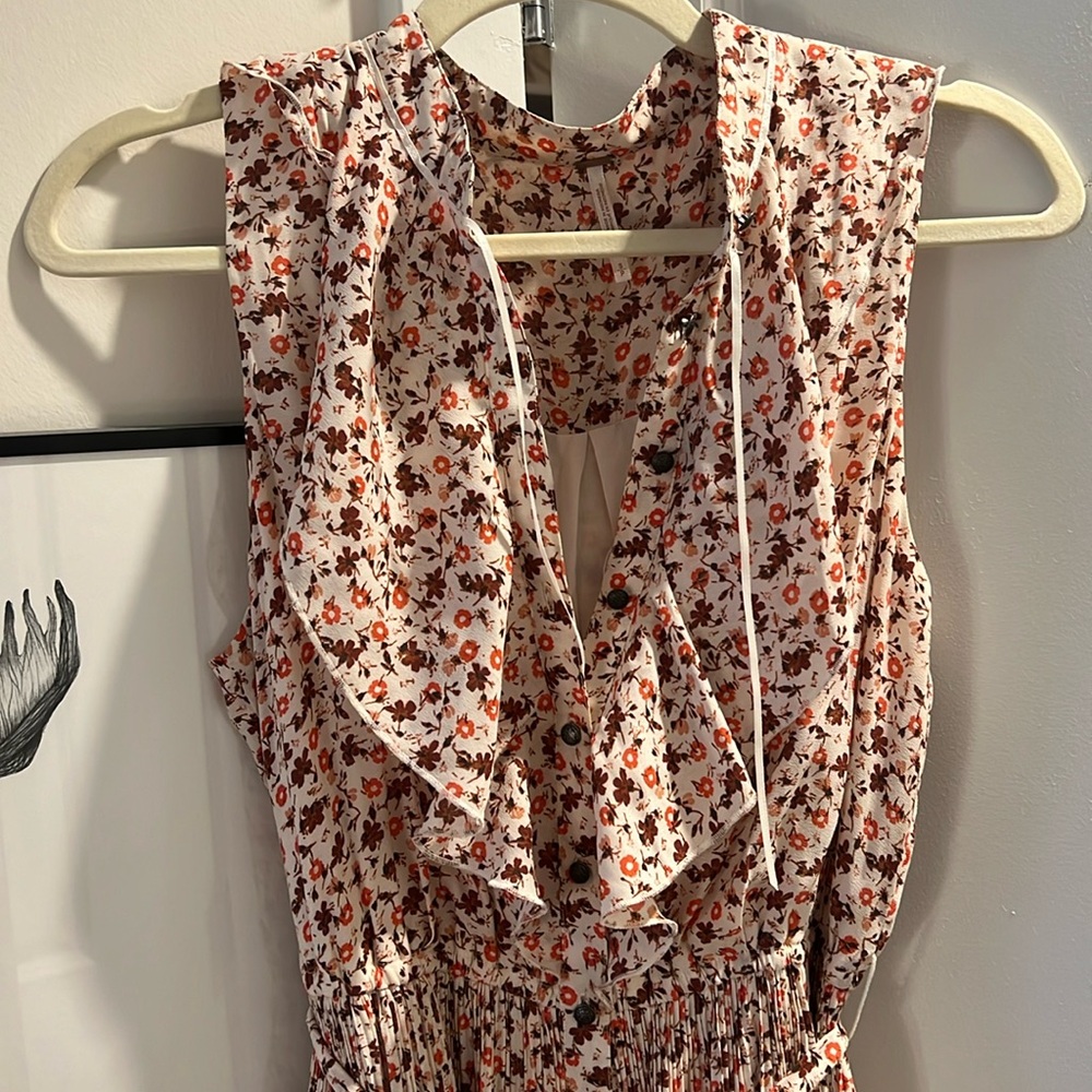 NWOT Free People Flower Maxi Dress